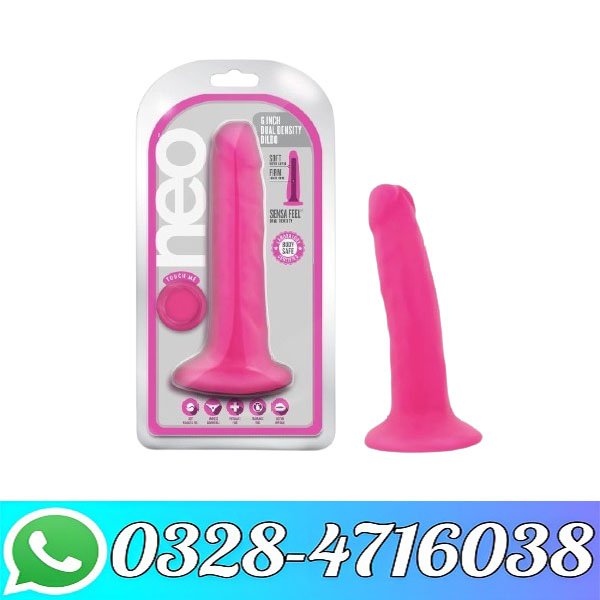 Blush Novelties Dual Density Cock, 6 Inch Length Pink