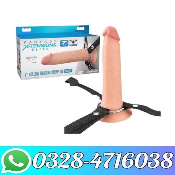 Elite Hollow Silicone Strap-On 